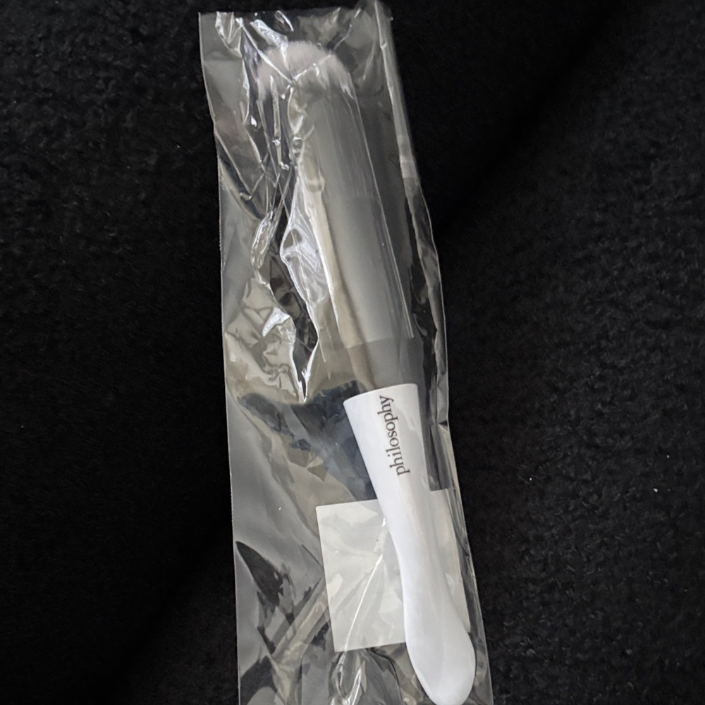 Philosophy White and Black Makeup Brush